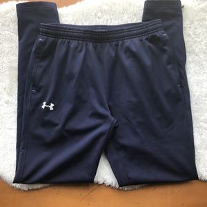 Under Armour Fitted Track Pant W/Ankle Zippers Sm